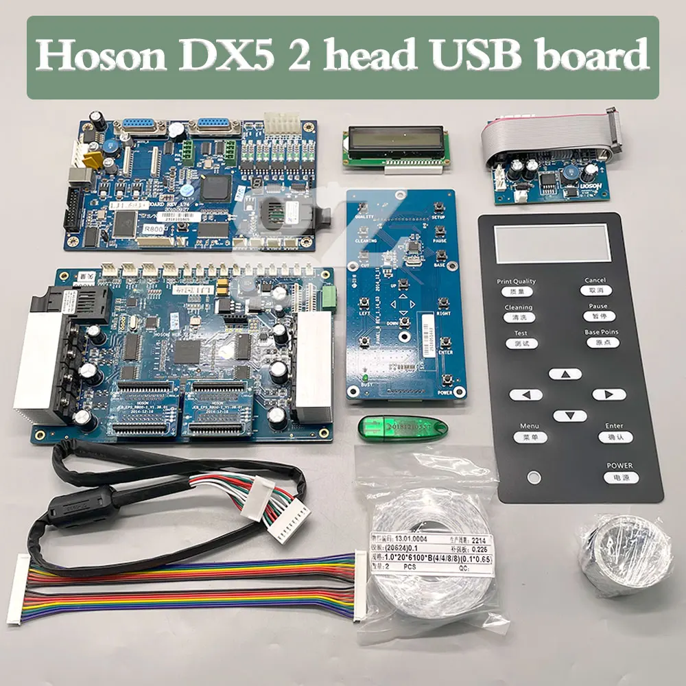 Hoson DX5 USB Double head Board kit for Epson DX5 print head headboard motherboard kit for large format printer