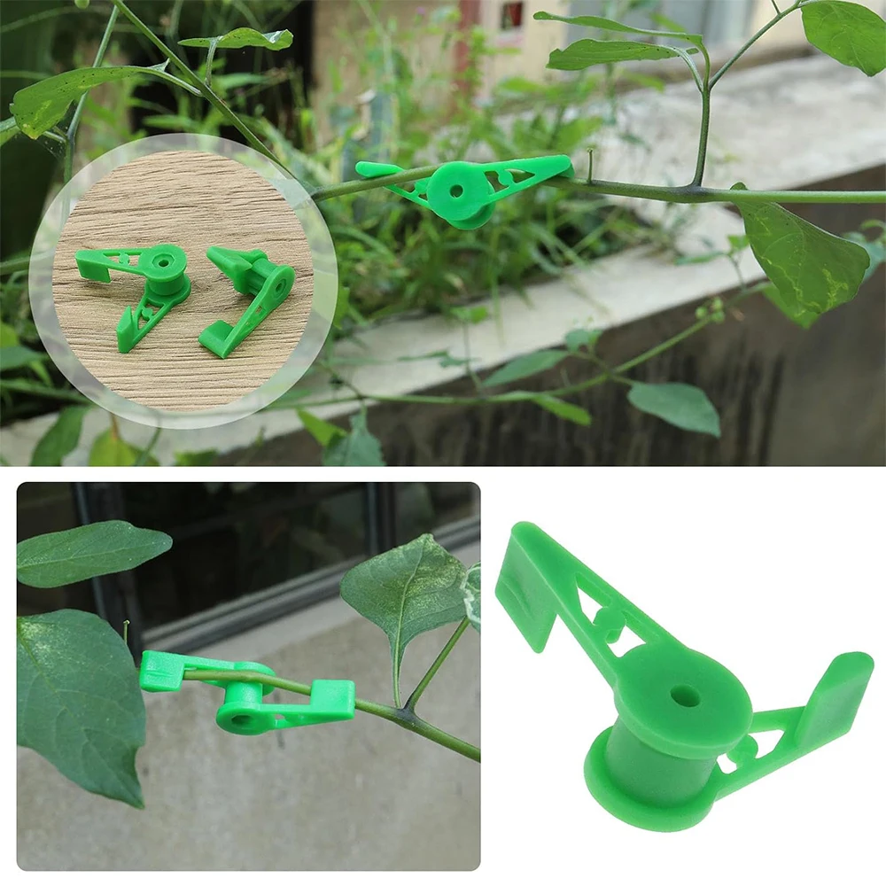 Clips de entrenamiento dobladores de ramas de plantas, Clips de entrenamiento de tallo de jardín, soporte de macetero ajustable de 360 grados para herramienta de entrenamiento de bajo estrés