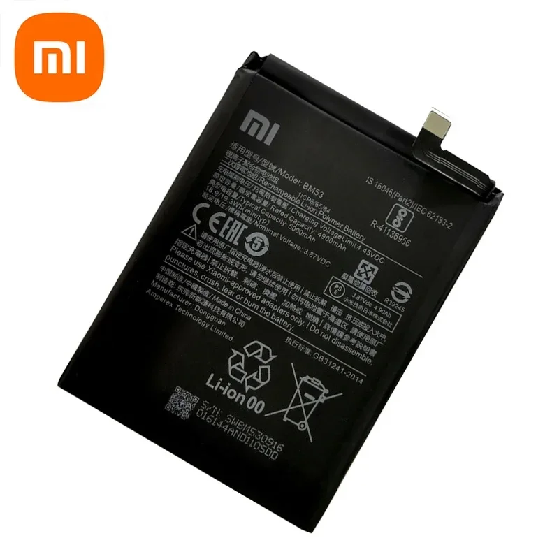 2024 Years 100% Origina Replacement Battery BM53 For Xiaomi 10T 10T Pro Mi 10T 5000mAh BM53 Batteries Bateria+Fast Shipping