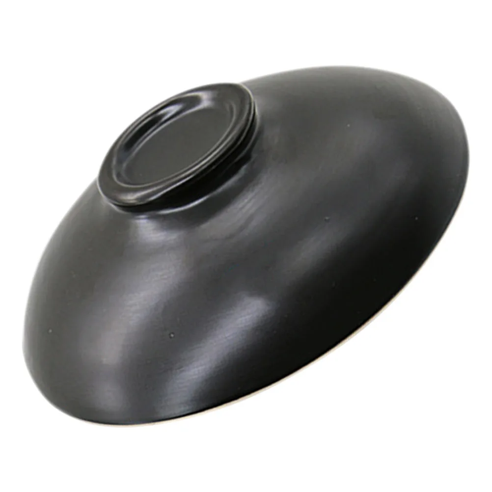 

Black Casserole Lid Ceramic Stewing Pot Cover Round Knob Smooth Edge For Kitchen Soup Cooking Household Cookware Accessory