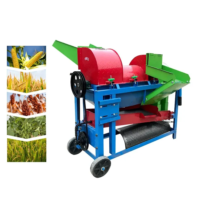 

Electric Powered Multi Crop Thresher Machine For Rice Wheat Beans And Millet High Performance Farm Equipment