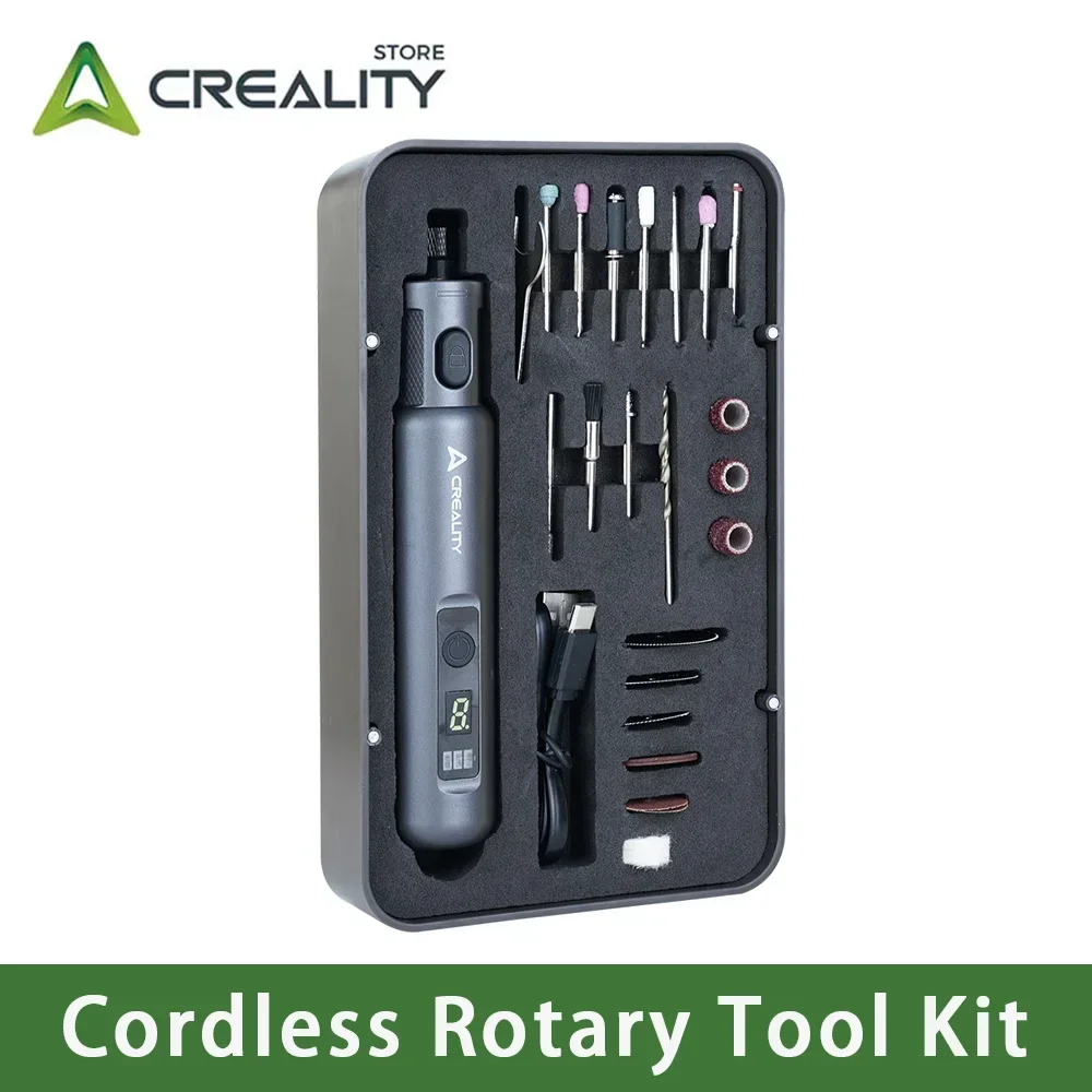 Creality Cordless Rotary Tool Kit Original Multi-functional 6 Variable Speeds Long Battery Life 3d Printer Accessories