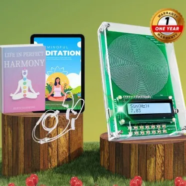 0.1Hz-99999Hz Adjustable Schumann Wave Generator with BTX V2 V3 Antenna Board, Resonator