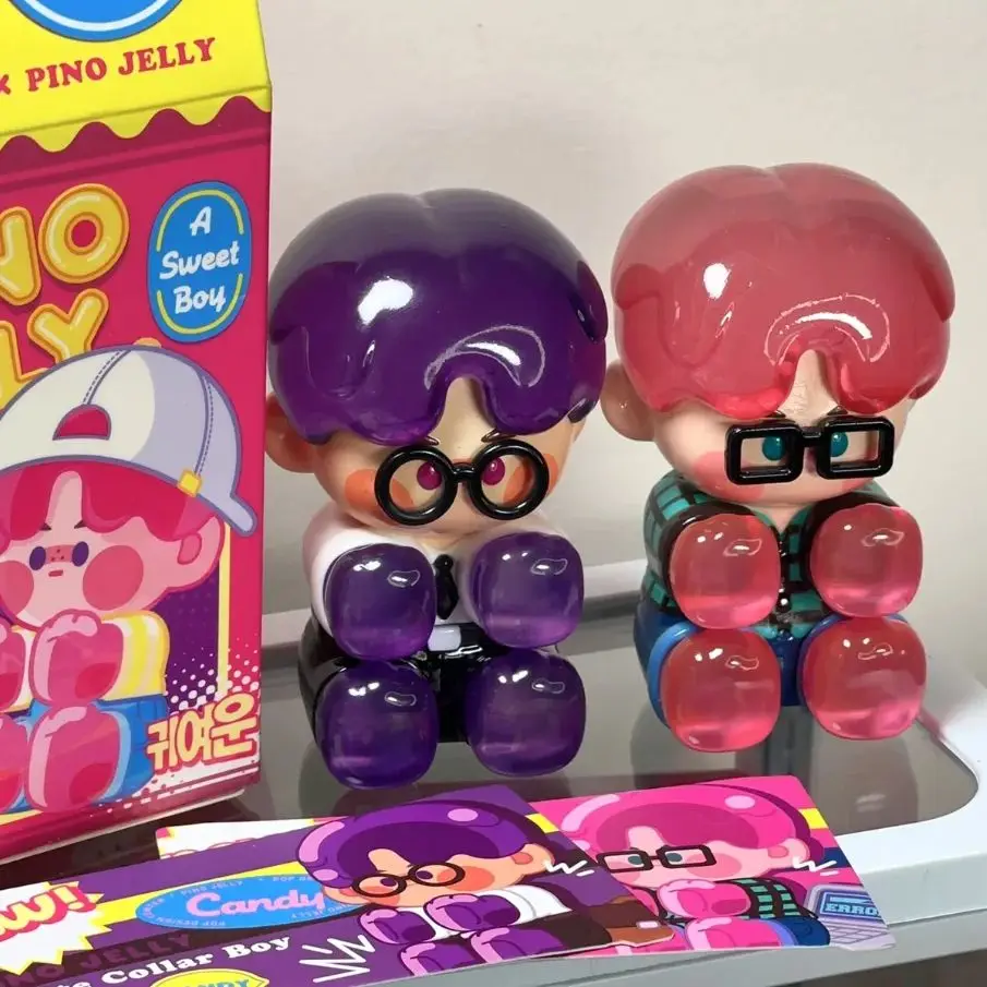 POP MART Pino Jelly Seri Anak Laki-laki Anda Kotak Misteri Asli Kotak Misteri Tas Teka-teki Mainan Boneka Koleksi Ornamen Figur Anime Lucu