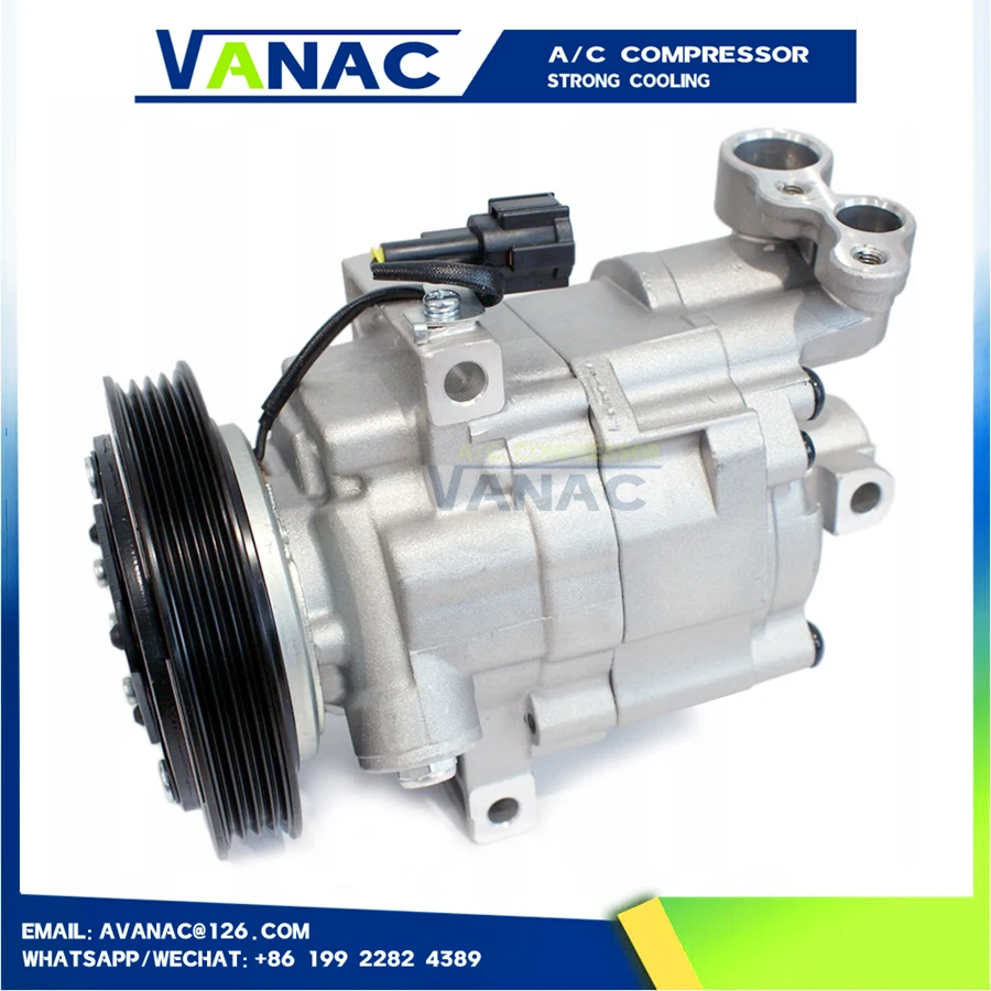 A/C AC Air Conditioning Cooling Pump Compressor DKV 92600-AX80A 92600-AX80B 92600-AX84B 92600AX80A for NISSA MICRA NOTE