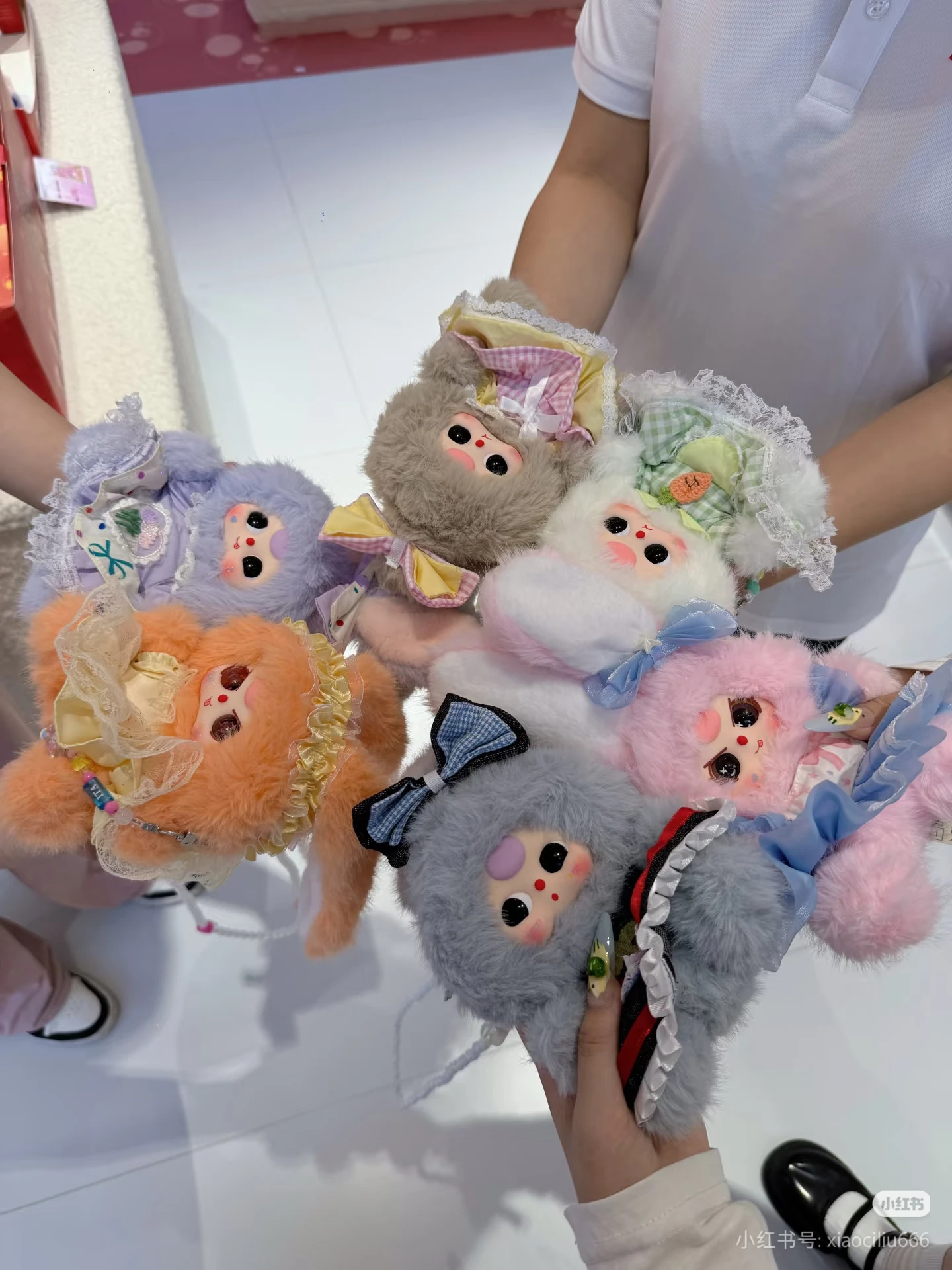 Original New Baby Three Macchiato Mini Rabbit Bag Series Plush Vinyl Blind Box Fashion Bag Doll Collectible Trendy Toys Gift - Image 3