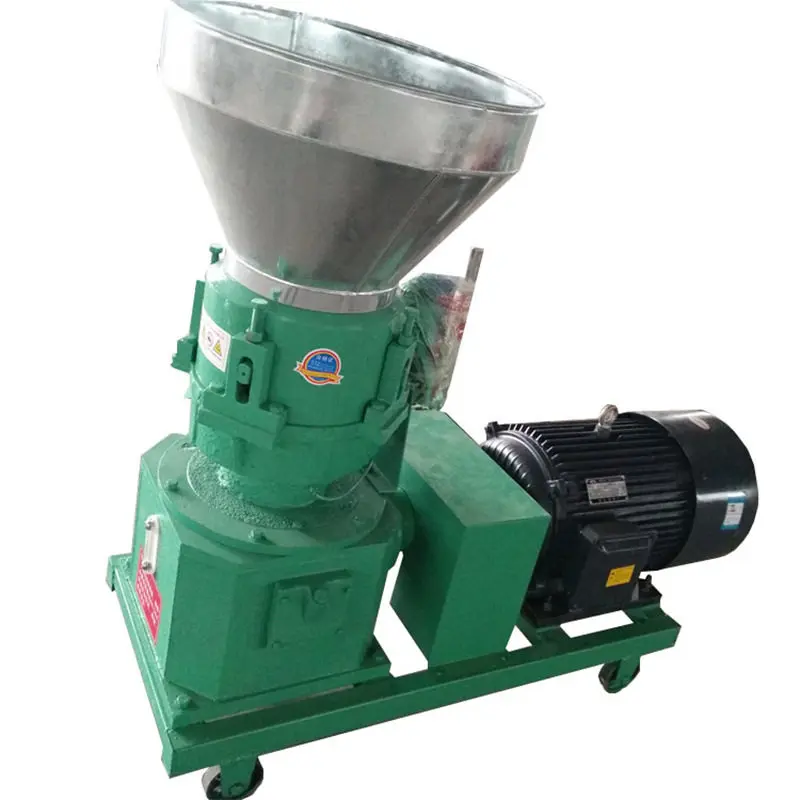 Sika deer breeding feed pellet machine, corn and wheat bran feed pellet machine
