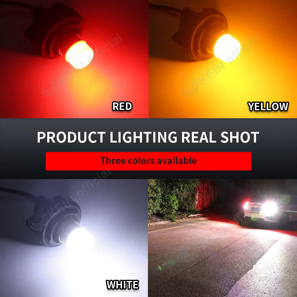 KEIN P21W BA15S BAY15D 1157 P21/5W 1156 Led Bulb R5W R10W Strobe Flash Brake Reverse Signal Lamp Truck Car Parking Light 12V 24V