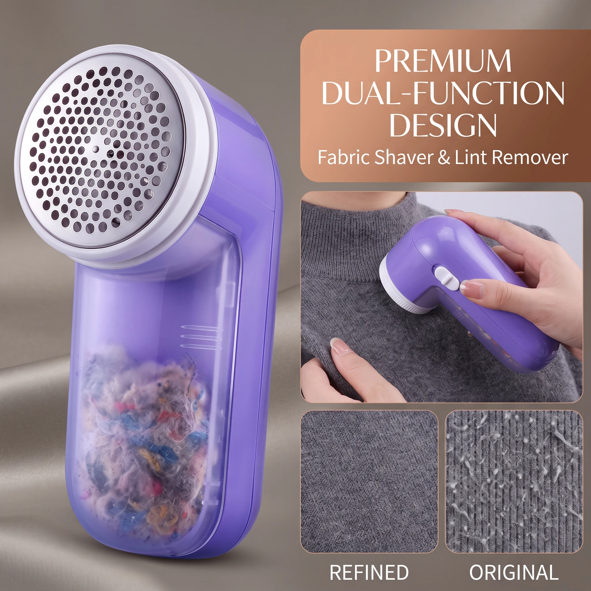 Electric Household Clothes Shaver Fabric Lint Remover Fuzz Electric Fluff Portable Brush Blade Professional Lint Remover Trimme