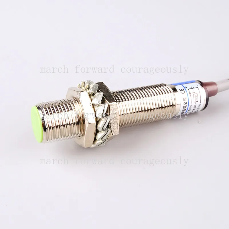 Embedded capacitive proximity switch LJC12A3-A-Z/BX DC flat-head NPN sensor