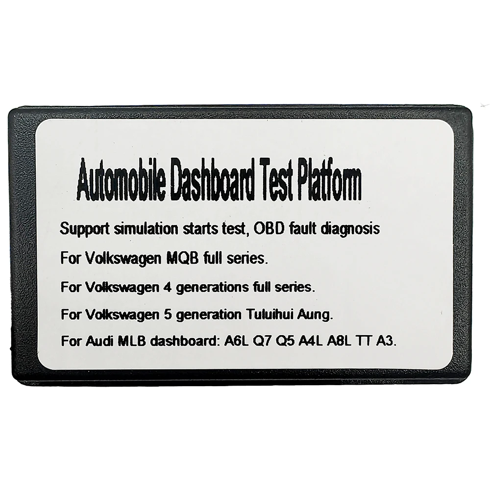 Newest MQB Cluster Test Platform Dashboard Cable Kit for VW 4 5 Generation for Audi A6 A8 A4 Car Power On Instrument