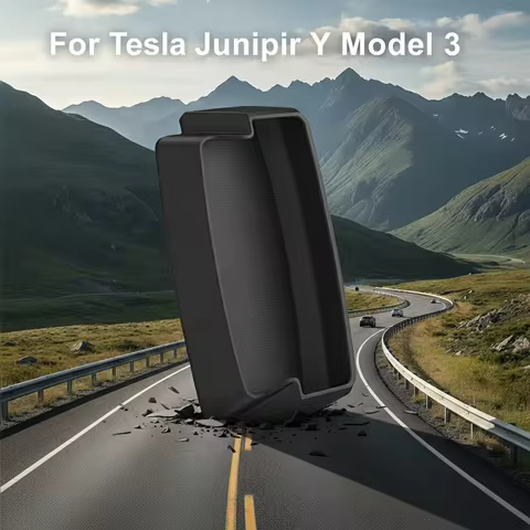 Center Console Armrest Storage Box For Tesla Model 3 Highland 2024 Card Key Phone Glasses Organizer Case Interior Accessories