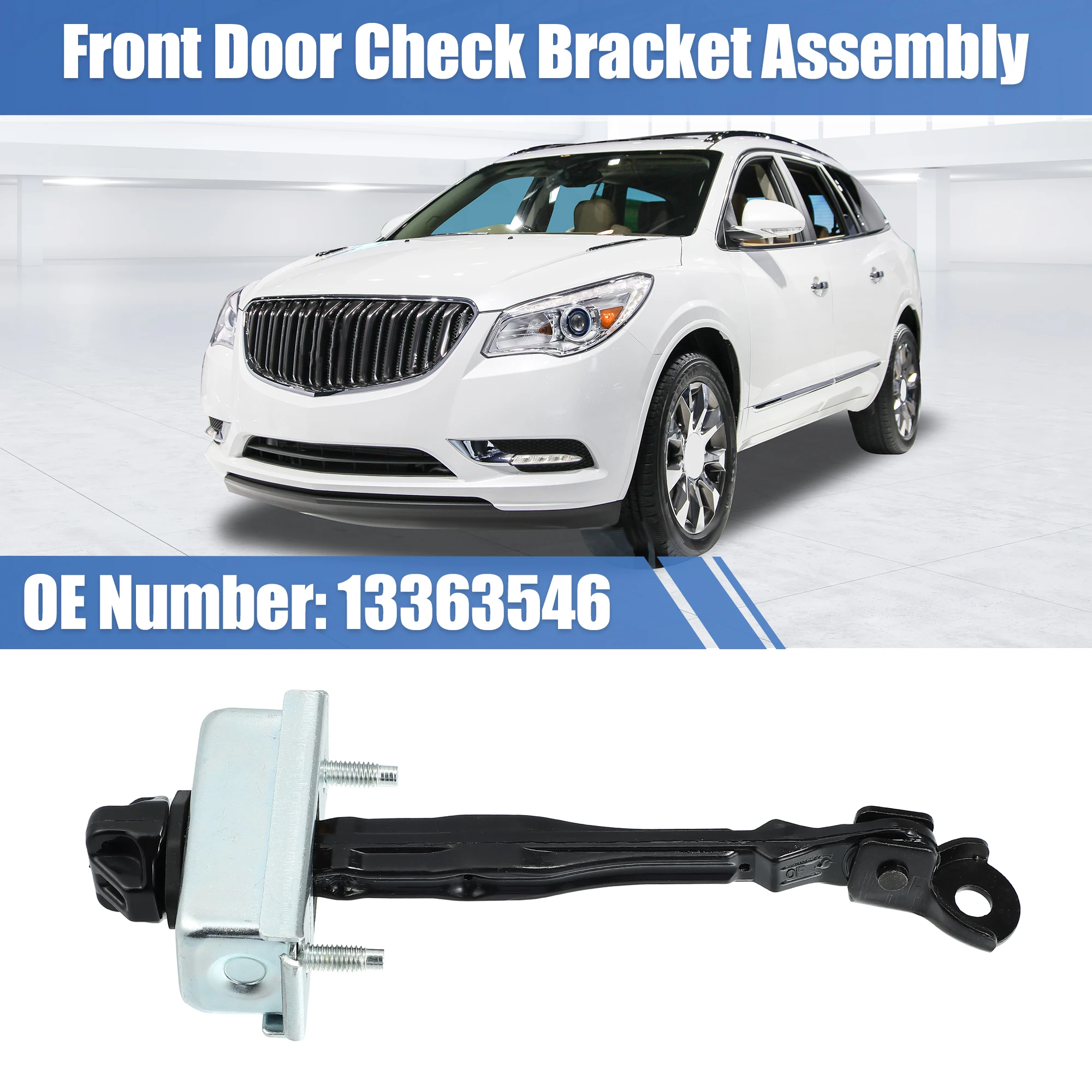 X Autohaux Front Door Check Stop Strap LH RH Door Check Assembly 13363546 for Buick Verano