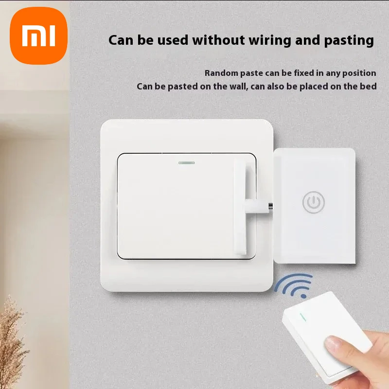 

XIAOMI беспроводной пульт дистанционного управления, инструмент для выключения света, автоматический кнопочный толкатель, интеллектуальный USB перезаряжаемый ленивый пульт дистанционного управления
