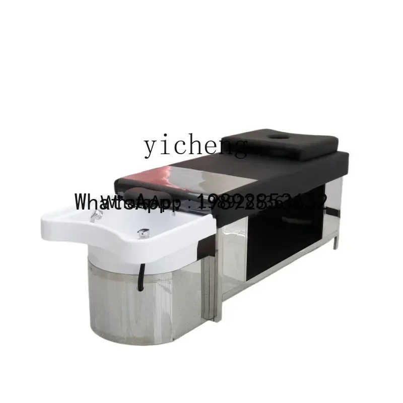 T3 new ceramic basin shampoo bed barber shop hair salon massage bed shampoo bed