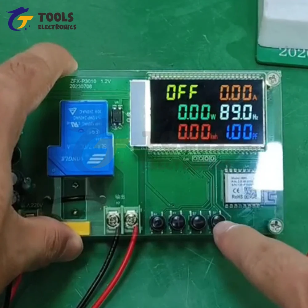 

ZFX-P3010 220V Multifunctional Digital AC Monitor WiFi Smart Energy Meter for Voltage/Current/Power in Home Automation