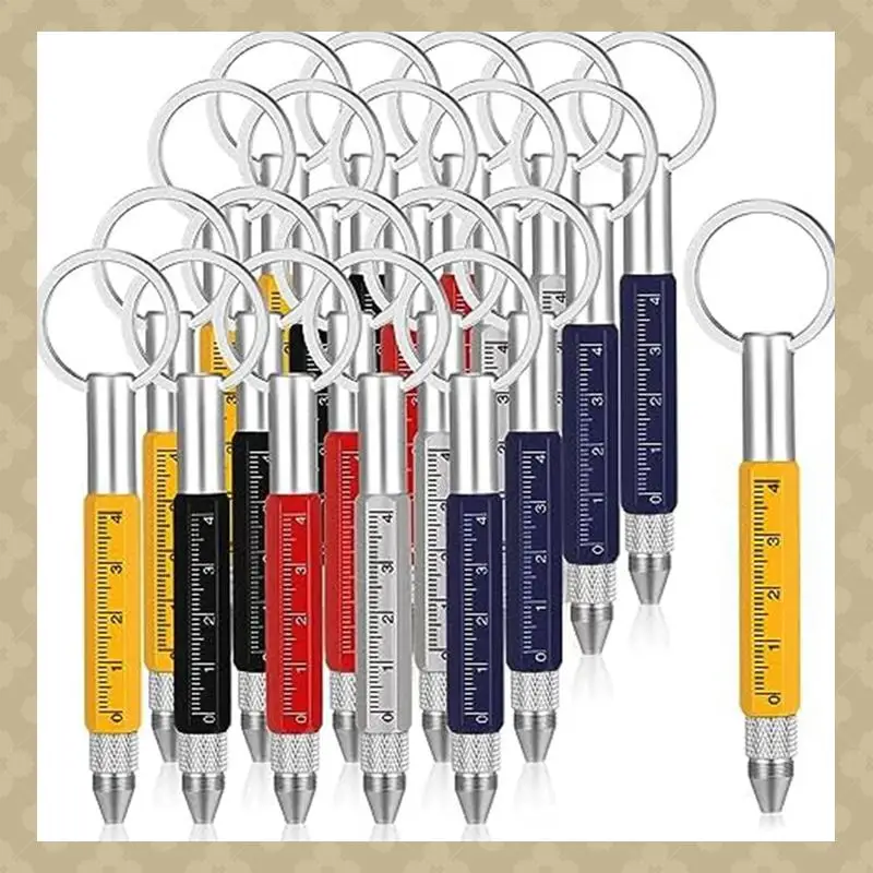 

AB45 20 шт. 6 в 1 многофункциональная ручка для наполнителей шариковая ручка стержни инструмент ручка для студентов офисный персонал строители Durab