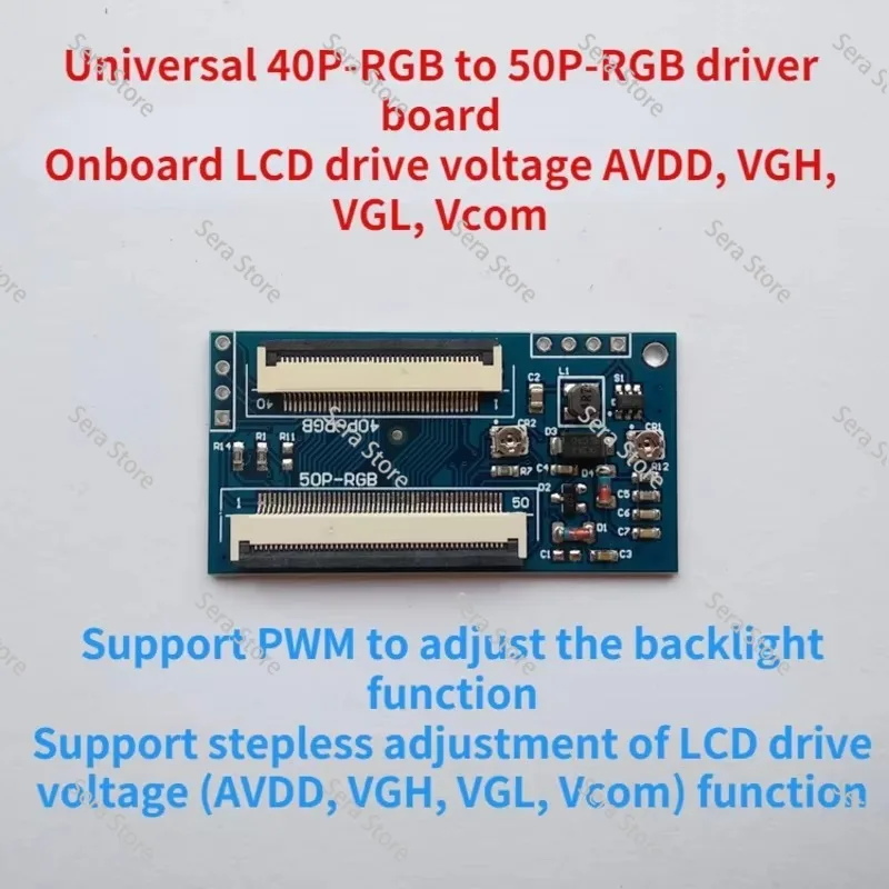 LCD Liquid Crystal Display Universal Standard Interface 50P-RGB/40P-RGB Bidirectional Drive Mutual Conversion  Adapter