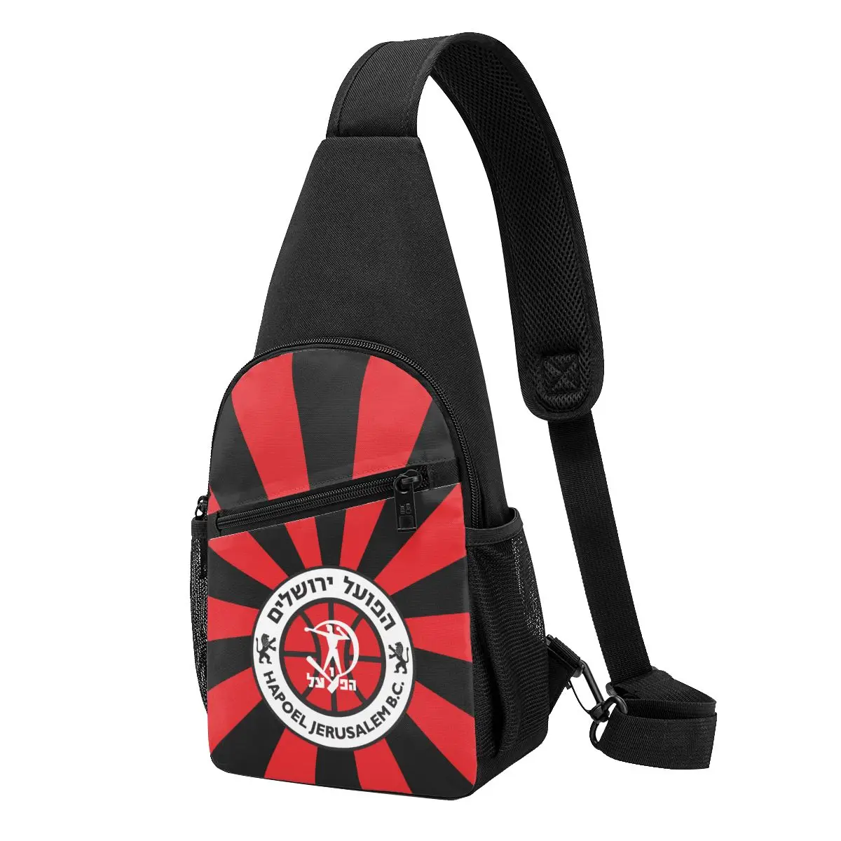 

Israel Hapoel Jerusalem Bc Women & Men Crossbody Sling Backpack Shoulder Sling Chest Bag Travel Hiking Daypack