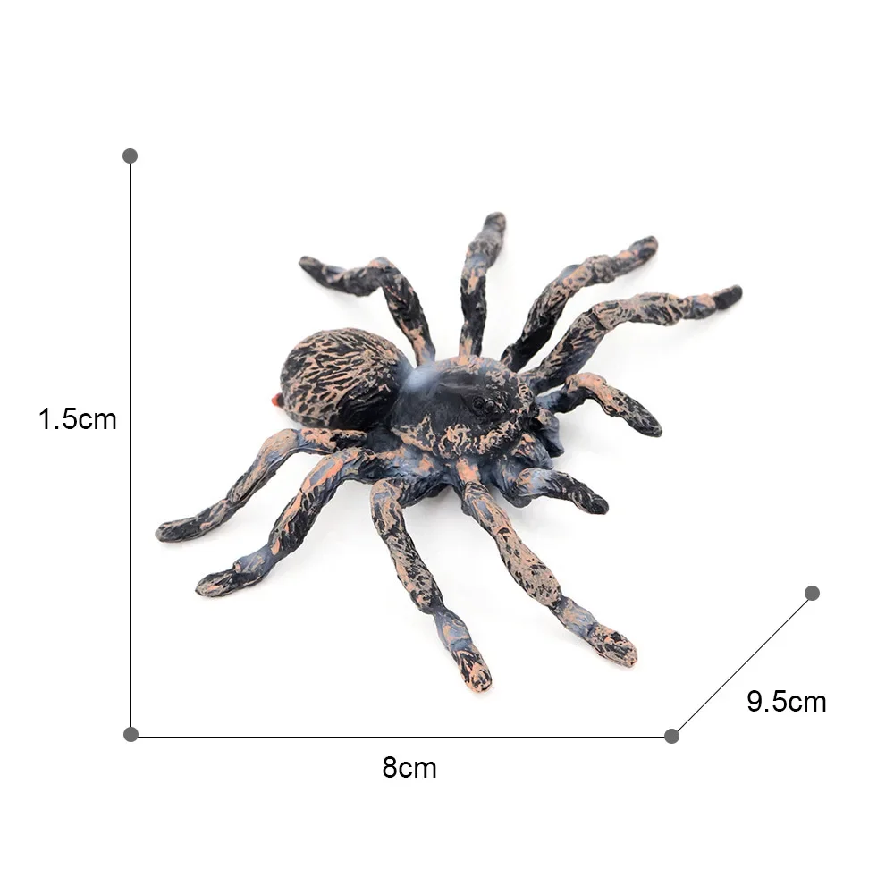 Realistico ragno finto scherzo ingannevole scherzo giocattoli Halloween oggetti di scena simulati Festival Horror ragno artificiale decorazione di Halloween