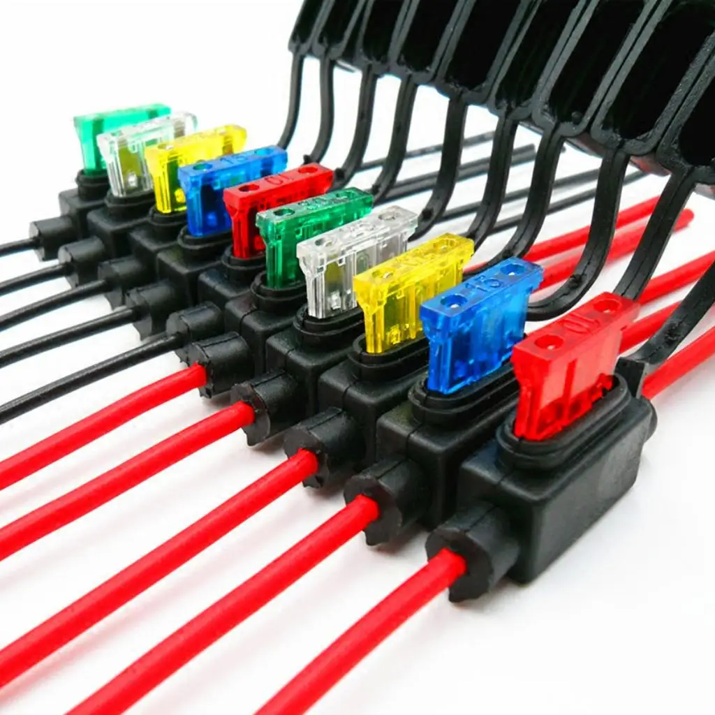 

5 шт. держатель 12 AWG с 30 автомобильными сменными водонепроницаемыми проводками ATC/ATO