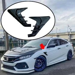 For Golf Mk7 Accessories Opel Insignia Mitsubishi Outlander Honda Civic Car Side Fender Air Vents Intake Decoration Trim Univers