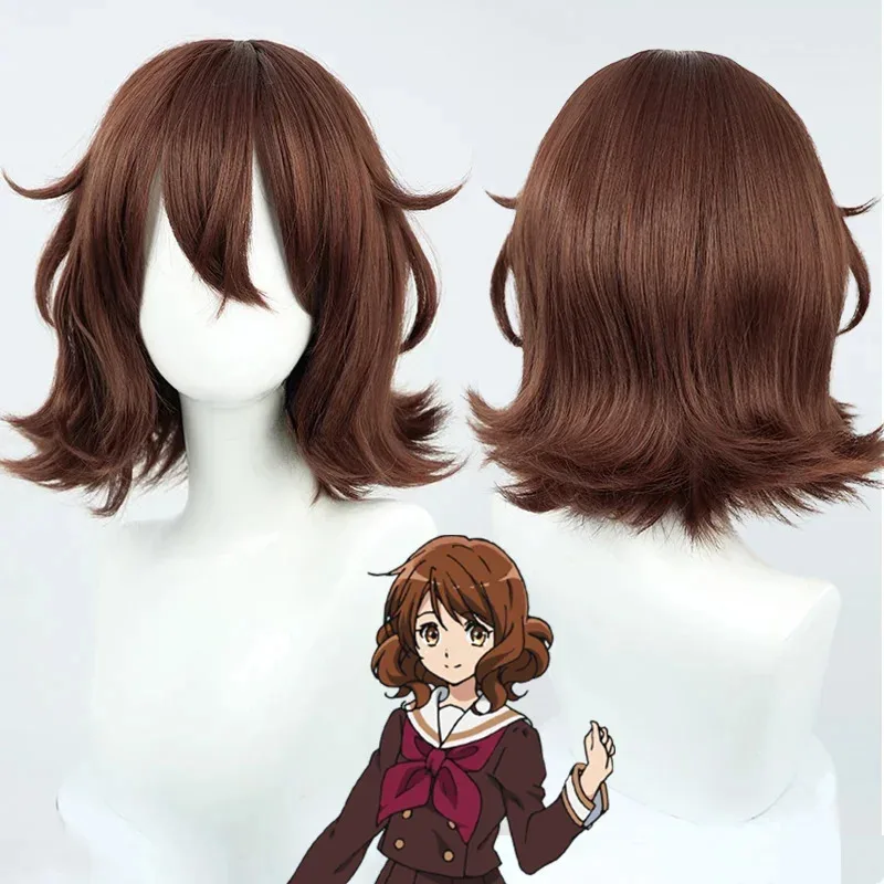 الصوت بوق 3 أنيمي Kumiko Oumae تأثيري حلي شعر مستعار فستان بحار دعوى زي مدرسي حفلة الهالوين النساء رائجة البيع