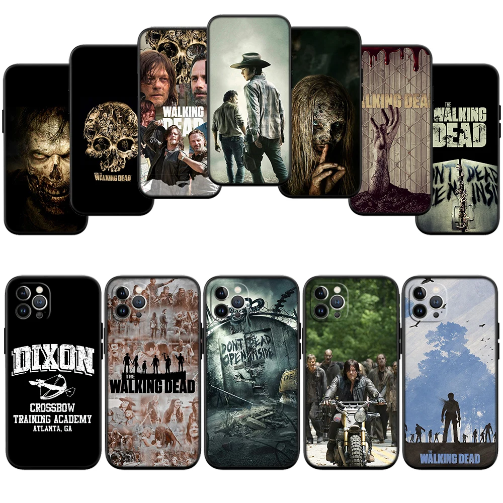 AD50 TWD The Walking Dead, Nueva Funda de Alta Gama para Redmi Note 10 11 12 Pro Max 10S 10C 10T 11A 11S 12S 12C