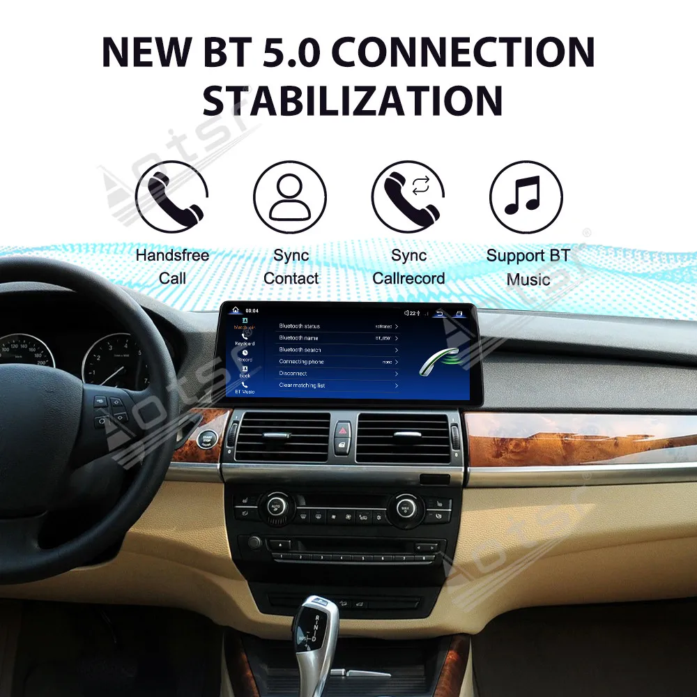 

For BMW X5X6 2008-2013 CIC CCC 12.9'' Android 13 Ultra-Thin Car GPS Navigation CarPlay HD Touch Screen Head Unit Multimedia Play