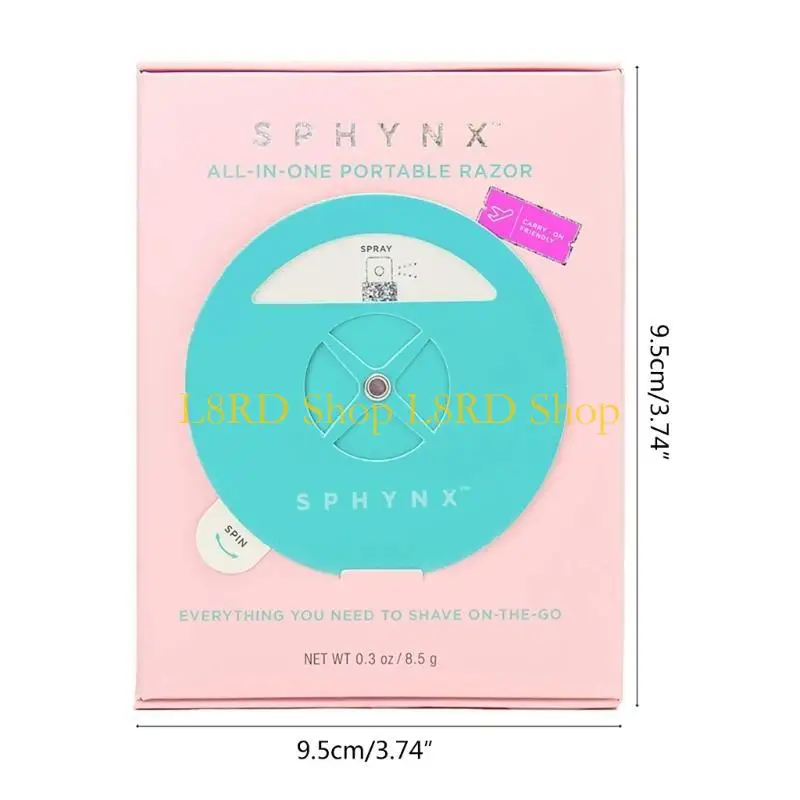 L8rd السفر والنساء المحمولة من أجل الحلاقة مع زجاجة رذاذ الماء القابلة لإعادة التعبئة Moiturizing Bar