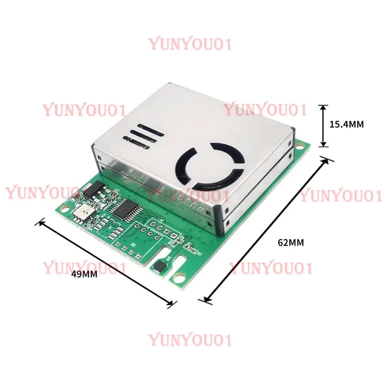 Multi in one air quality sensor module laser PM2.5 formaldehyde temperature and humidity tvocM702