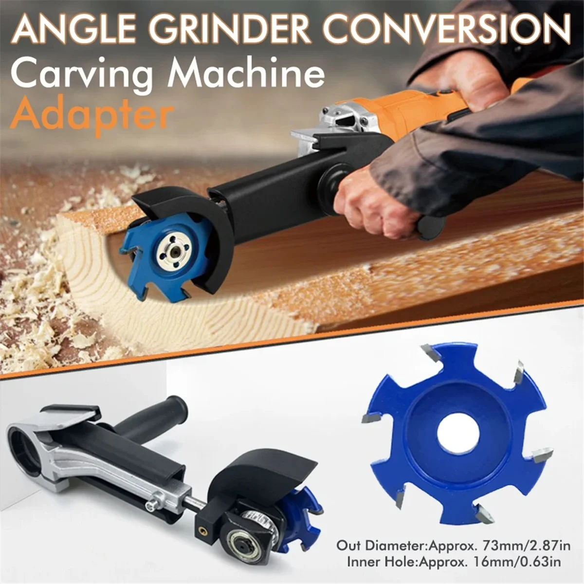 AA25 Grinding Conversion Head Wide Application Easy Operation Alloy Steel Angle Portable Grinder Tool for Sculpting A