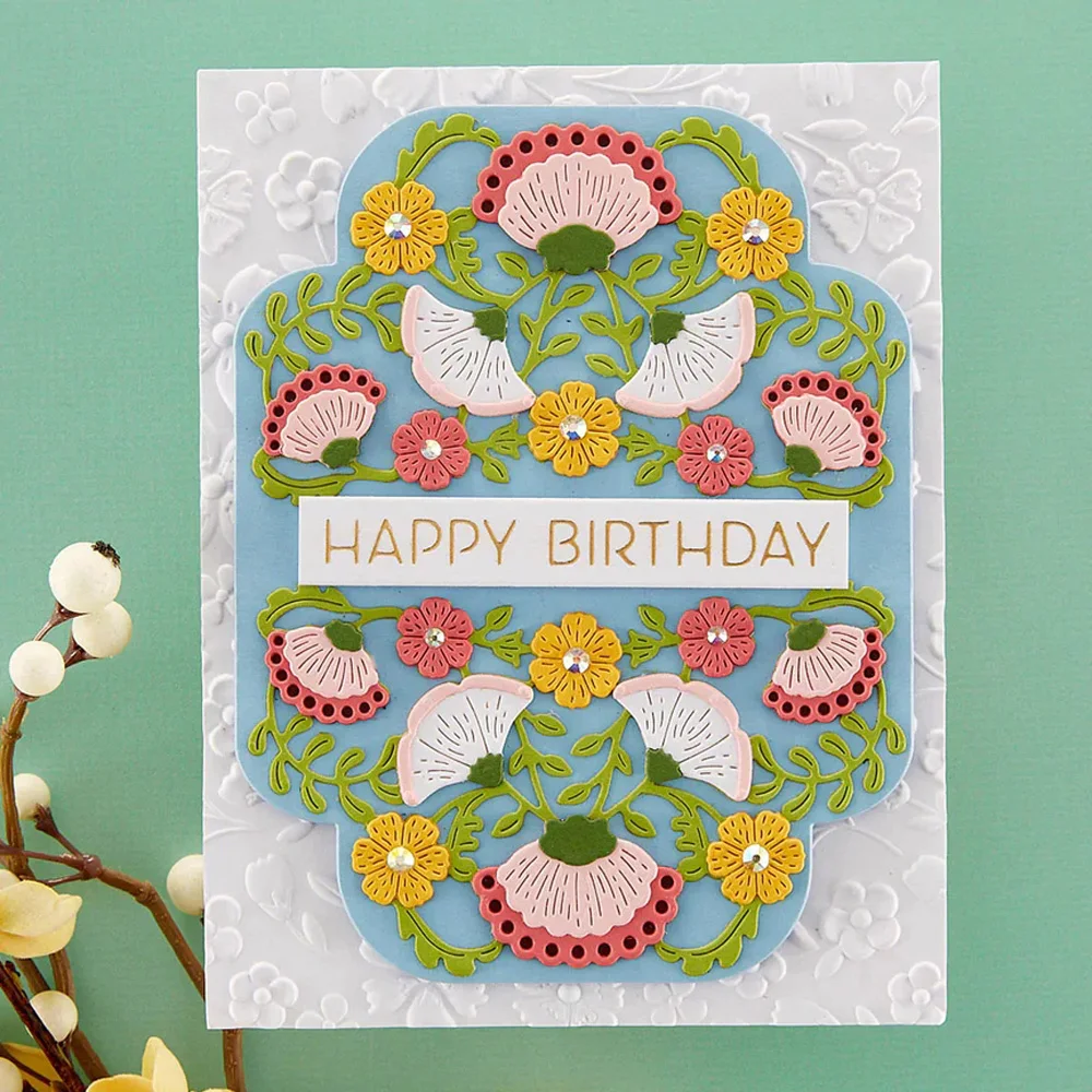 Metal Cutting Dies Flowers & Leaves diy Scrapbooking Photo Album Decorative Embossing PaperCard Die
