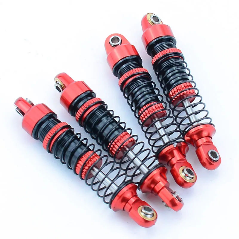 

4pcs Metal Front/Rear Universal Shock Absorbers for 1/18 RC Crawler Car Traxxas TRX4-M TRX4M Bronco Defender D90 D110 Parts