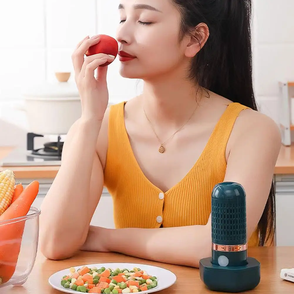 New Fruits Vegetables Washing Machine Capsule Shape Wireless Food Purifier Household Pesticide Disinfection Sterilizer Home Tool