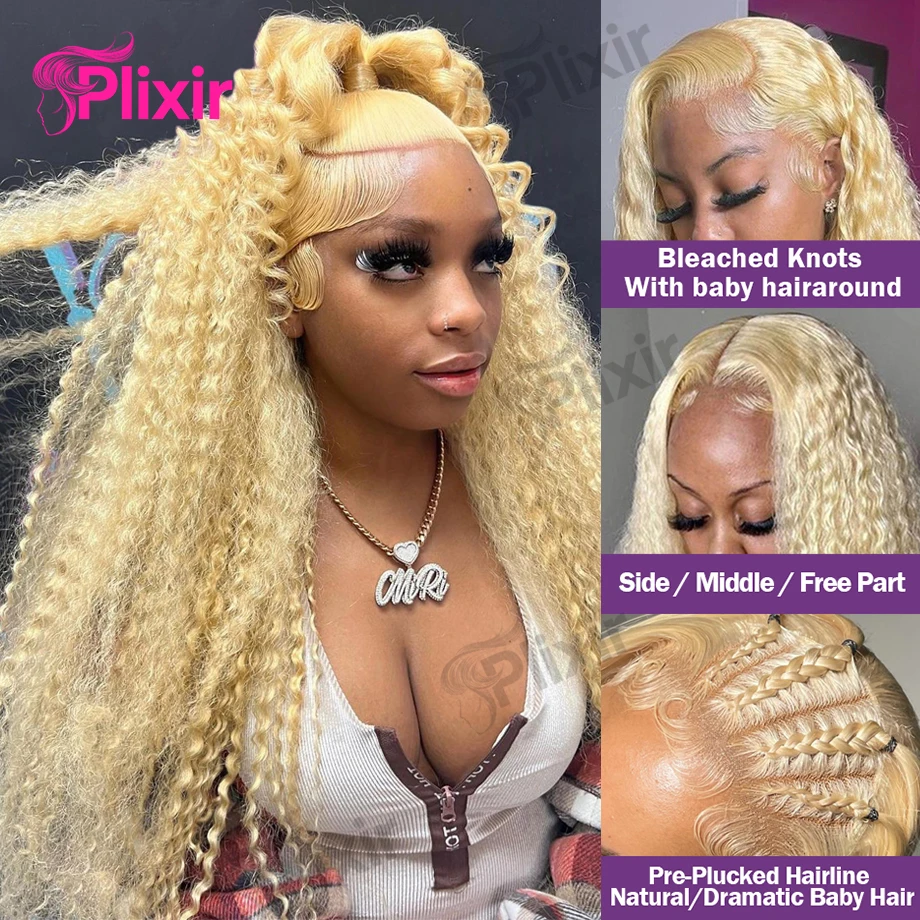 613 باروكة من شعر طبيعي 13x6 Hd الدانتيل الباروكة الأمامية موجة عميقة شعر بشري مجعد الباروكات 30 بوصة 13x4 العسل شقراء الدانتيل الجبهة باروكة من شعر طبيعي