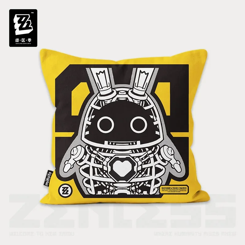 

Anime Game Zenless Zone Zero Official Merchandise Tuning Series Square Throw Pillow The Bangboo New Eridu