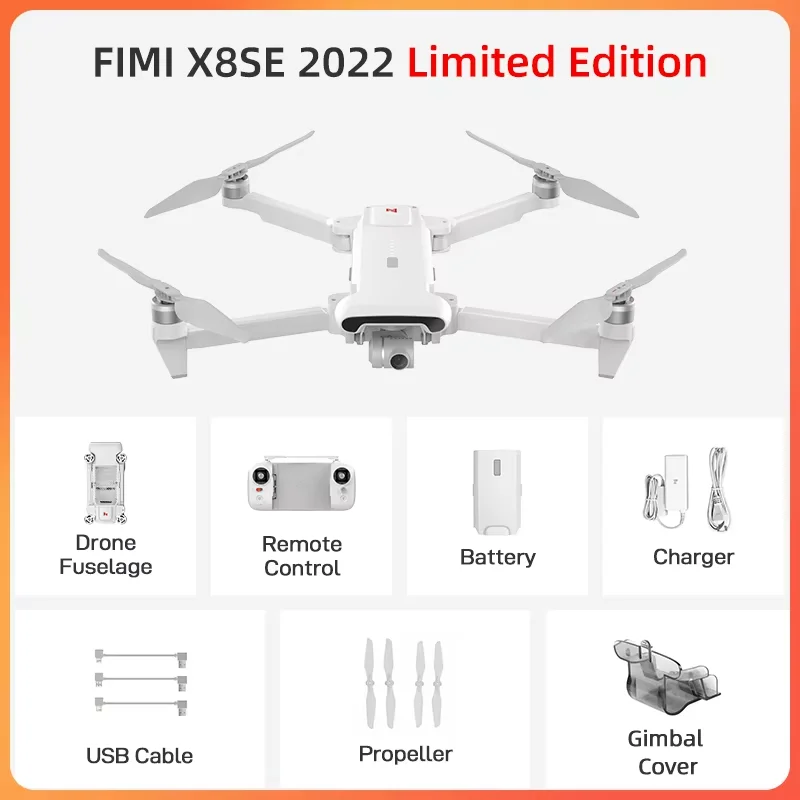 FIMI X8 SE 2022 Limited Edition Camera Drone Bag Set new version x8se Drone FPV 3-axis Gimbal 4K Camera HDR X8 drone