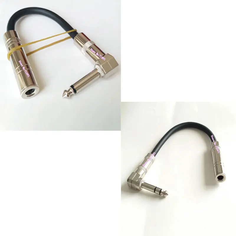 15cm TS TRS 6.35 Male Female Extension Cord Cable 1/4 Stereo TRS 6.35 Male Female Extend Wire Cord TS Mono 6.35 Male to Female