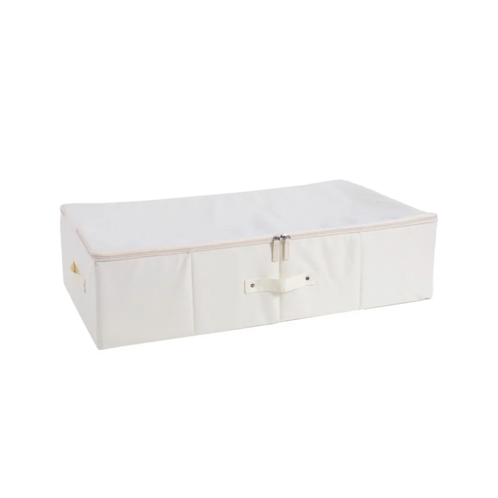 Foldable Underbed Storage Box 960D Oxford Fabric Large Capacity Clothes Blanket Organizer