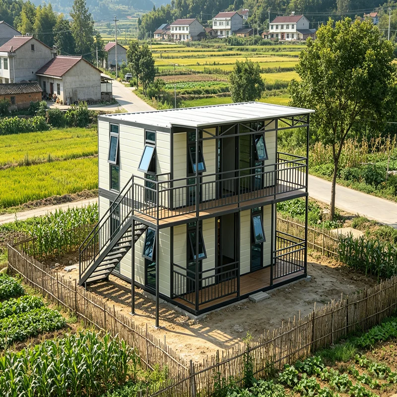 Customized 20ft Modern Foldable House Eco-Friendly Compact Spacious Insulated Waterproof Movable Vacation Cabin Residential Use