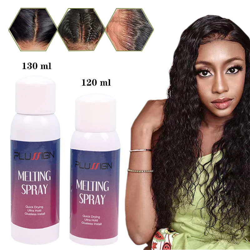 

120Ml Invisible Melting Spray For Lace Wigs Creat A Natural Look 130Ml Glueless Lace Wig Install Spray Wig Glue Adhesives 1Pcs