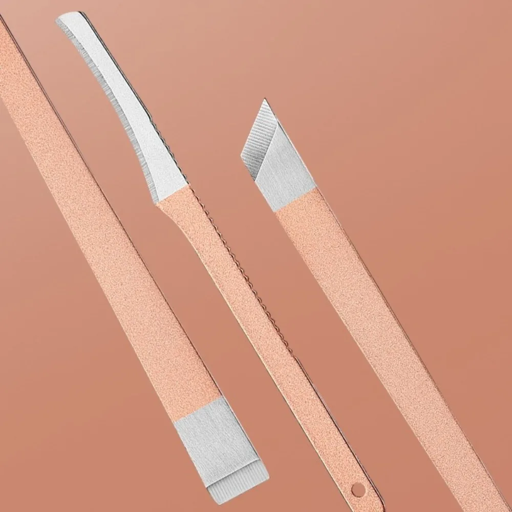 3/7/10/12/16/18 pçs/set aço inoxidável rosa ouro manicure conjunto profissional kit cortador de unhas ferramenta pedicure aparador de unhas encravadas