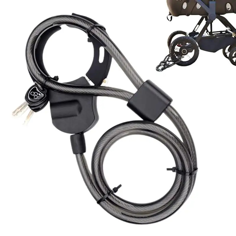 

Bike Chain Lock Scooter Anti-Theft Handcuff Lock Coiled Chain Lock Bicycle Lock Chain Waterproof Combination Locks for Secure