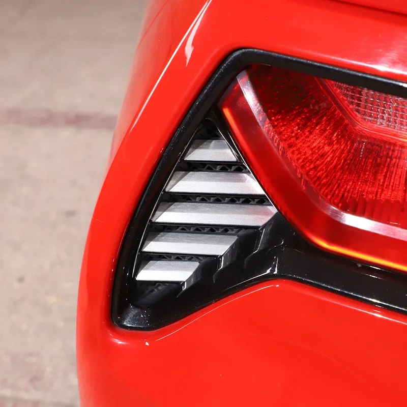 

For 2014-2019 Chevrolet Corvette C7 Z06 Aluminum Alloy Car Styling Car Tail Light Decorative Sequins Car Exterior Accessories