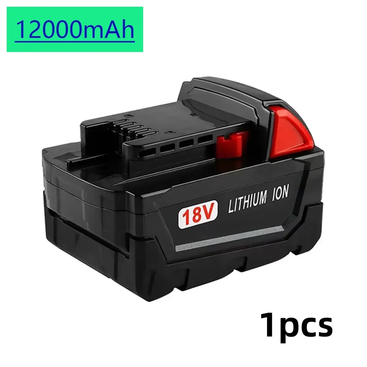 Origineel voor Milwaukee M18 Power Tool Batterij, Oplader, BR, XC, 18V, 12000mAh M18B5, 48-11-1860, Ingebouwde 21700 Batterij