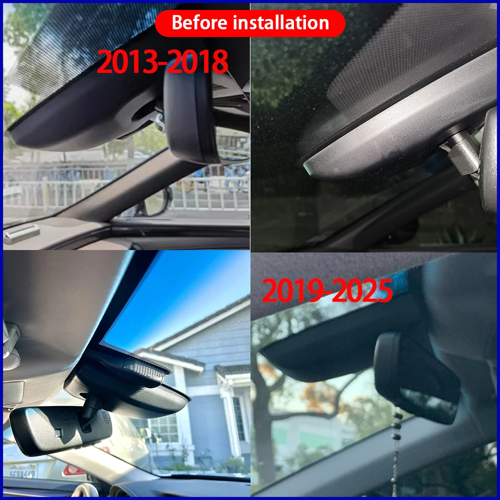 ZJCGO for Lexus ES ES200 ES350 ES250 ES300h 2013-2025 4K Car DVR Dash Cam Wifi Front 2160P Rear Lens Camera 24h Monitor