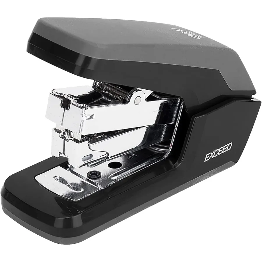 دباسة مكتب صغيرة بلمسة واحدة، تصميم مريح بدون جهد، سعة 25 ورقة 0370