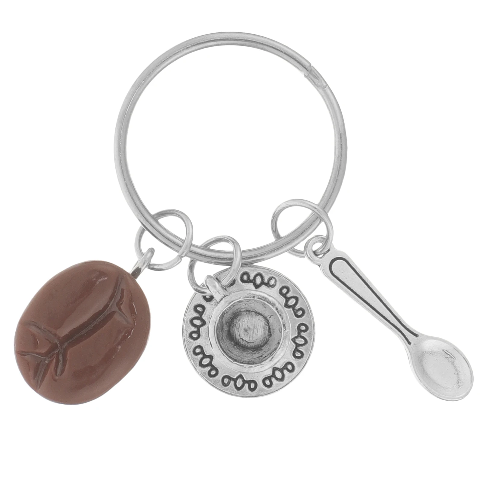 

Coffee Keychain Vintage Chains Meaningful Gifts Plastic Car Rings Coffee Lover Gifts Unique Keychains Metal Keyrings Small