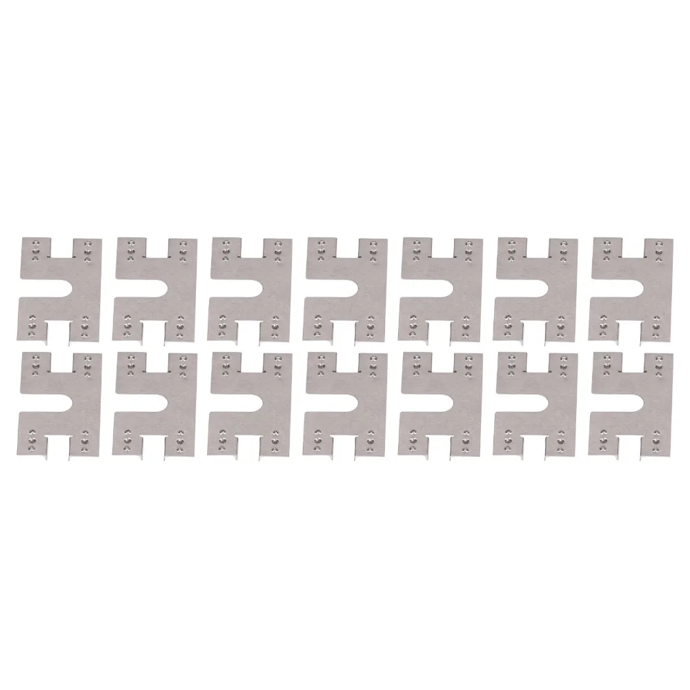 50pcs Conductive Grounding Conductive Gasket Lightning Protection T Slot Grounding Clip Washer PV Conductive Washer Sheet